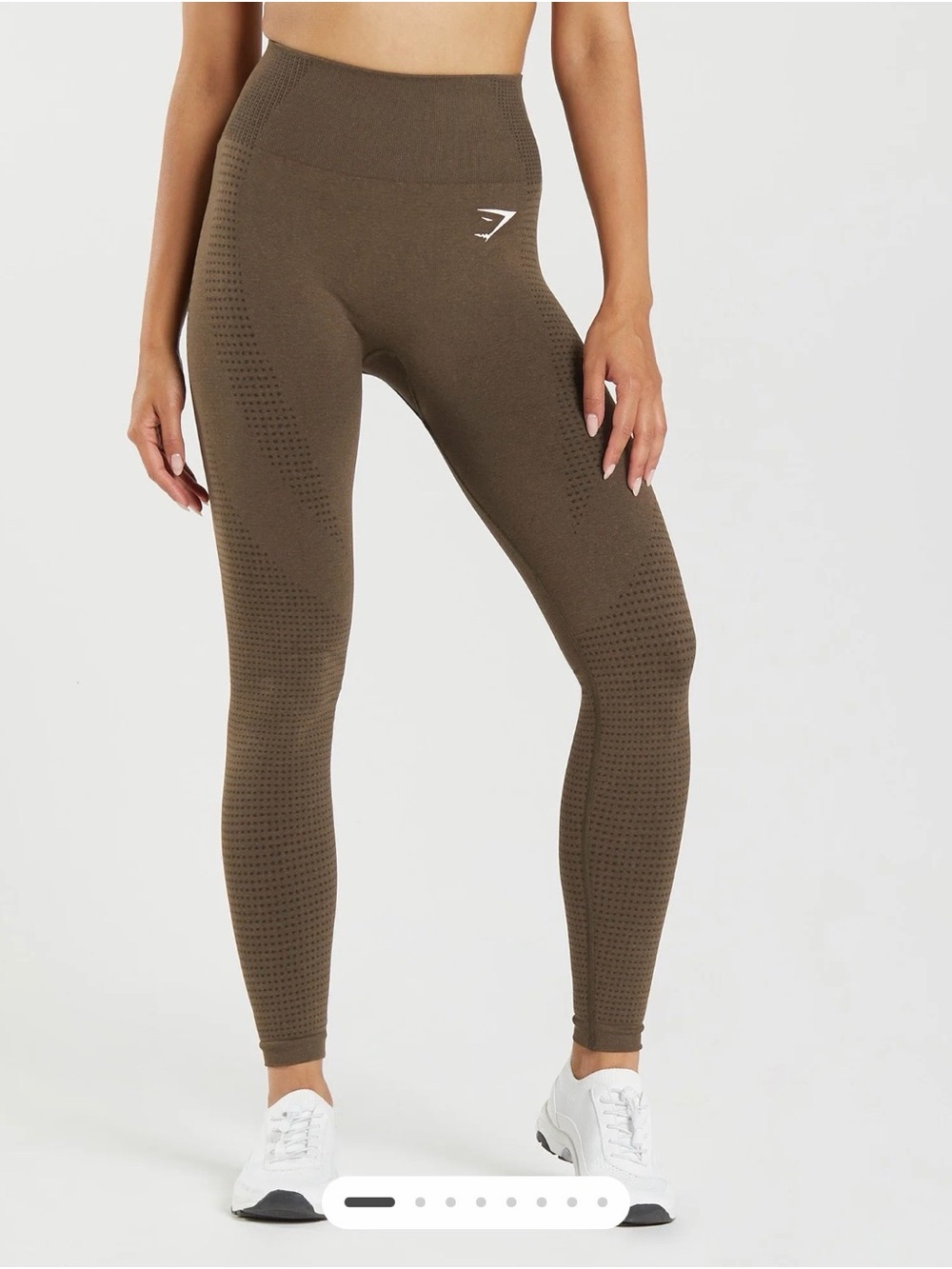 Gymshark Seamless High-Waist Leggings in Brown